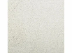 Alfombra OVIEDO de pelo corto color crema Ø 120 cm Blanco Best