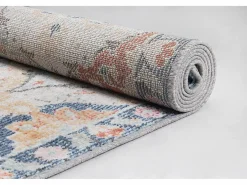 the carpet Alfombra De Exterior|Alfombra Palma Exterior Ornamento, Multi, 120 cm, redondo