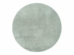 the carpet Alfombra Redonda|Alfombra pelo corto lavable antideslizante - Verde - 120 cm Redondo - RELAX