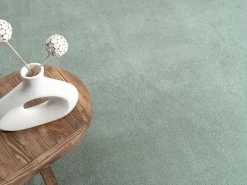 the carpet Alfombra Redonda|Alfombra pelo corto lavable antideslizante - Verde - 200 cm Redondo - RELAX