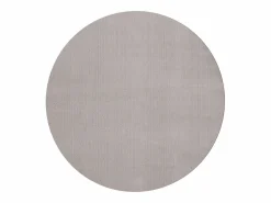 the carpet Alfombra Redonda|Alfombra pelo corto lavable antideslizante - arena - 160 cm Redondo - RELAX