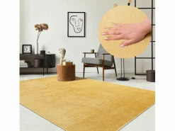 Alfombra pelo corto lavable antideslizante - Oro - 140 x 200 cm - RELAX^the carpet Hot