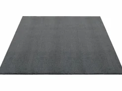 the carpet Alfombra De Salón|Alfombra pelo corto lavable antideslizante - Antracita - 300 x 400 cm - RELAX