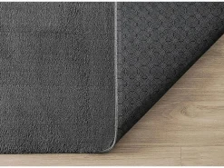 Alfombra pelo corto lavable antideslizante - Antracita - 240 x 340 cm - RELAX^the carpet Outlet