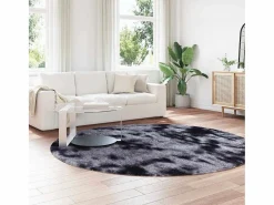 Alfombra peluda NAVARRA oscuro 240x240 cm^ Online
