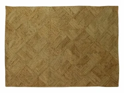OZAIA Alfombra rectangular 100 % yute trenzado - 160 x 230 cm - Natural - DAYA Color natural claro Outlet