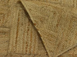 OZAIA Alfombra rectangular 100 % yute trenzado - 160 x 230 cm - Natural - DAYA Color natural claro Outlet