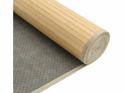 Alfombra De Cocina|Alfombra De Cocina|Alfombra rectangular de bambú natural claro 80x100 cm