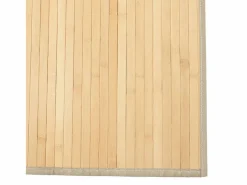 Alfombra De Cocina|Alfombra De Cocina|Alfombra rectangular de bambú natural claro 80x100 cm