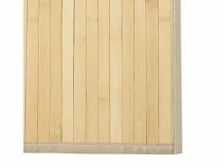 Alfombra rectangular de bambú natural claro 60x200 cm^ Clearance