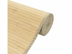 Alfombra De Cocina|Alfombra De Cocina|Alfombra rectangular de bambú natural claro 70x100 cm