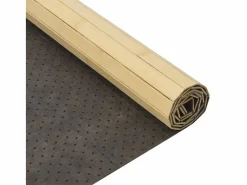 Alfombra De Cocina|Alfombra De Cocina|Alfombra rectangular de bambú natural claro 70x200 cm