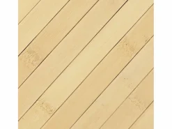 Alfombra De Cocina|Alfombra De Cocina|Alfombra rectangular de bambú natural claro 70x200 cm