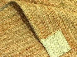 OZAIA Alfombra De Salón|Alfombra rectangular de yute trenzado 100% - 160 x 230 cm - Natural - DAYA