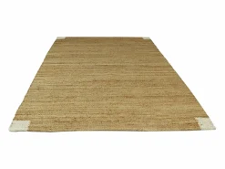 OZAIA Alfombra De Salón|Alfombra rectangular de yute trenzado 100% - 160 x 230 cm - Natural - DAYA