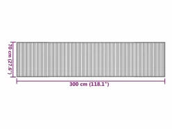 Alfombra rectangular 70x300 cm bambú^ Sale