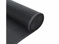 Alfombra rectangular 60x100 cm bambú Gris Discount