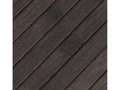 Alfombra rectangular marrón oscuro 70x200 cm bambú Marru00f3n Discount