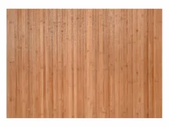 Alfombra rectangular natural de bambú 70x200 cm Marru00f3n New