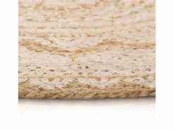 Alfombra redonda 150 cm yute trenzado estampado^Clicnbuy Clearance