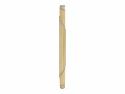 Clicnbuy Alfombra redonda bambú color natural claro 100 cm Beige