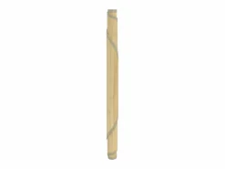 Alfombra redonda bambú color natural claro 80 cm^Clicnbuy Discount