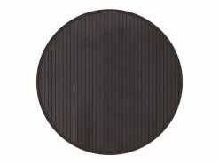 Clicnbuy Alfombra Redonda|Alfombra redonda bambú marrón oscuro 60 cm
