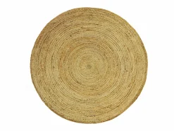 OZAIA Alfombra Redonda|Alfombra De Salón|Alfombra redonda JAIPUR 100% yute D. 150 cm Natural