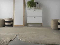 MIMÍ Alfombra Redonda|Alfombra redonda yute natural FORMENTOR Ø150cm