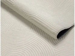 the carpet Alfombra Rio ala estar antideslizante arco, , 300 x 400 cm Crema New