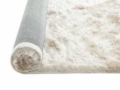 OZAIA Alfombra shaggy de pelo largo ultra suave - 140 x 200 cm - - DOLCE Beige Sale