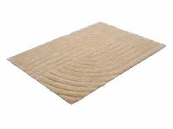 Vente-unique Alfombra De Salón|Alfombra shaggy de pelo largo en relieve, 200 x 290 cm, oscuro, MERISA