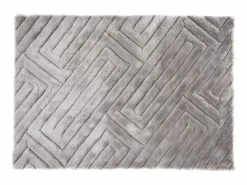 Alfombra shaggy efecto 3D MAZE poliéster bicolor 160x230cm^OZAIA Best