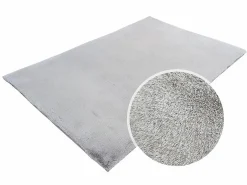 Alfombra shaggy efecto piel BUNNY - 100% poliéster - 150 x 200 cm - Gris^OZAIA Outlet