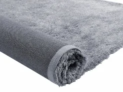 OZAIA Alfombra shaggy mechas largas plateada 160x230 GLITTER Plateado Hot