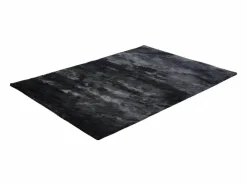 OZAIA Alfombra shaggy ultra suave pelos largos 100% poliester 200x290cm DOLCE Gris antracita Online