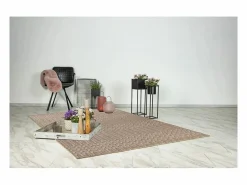 Meublorama Alfombra 150x80 cm – Diseño C103A color natural – Elegancia y suavidad para su interior Beige Hot