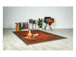 Alfombra 150x80cm, diseño E509E color terracota - Confort y elegancia para su interior^Meublorama
