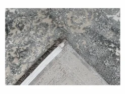 Meublorama Alfombra 150x80cm, diseño E209E color plata - Confort y elegancia para su interior. Gris Clearance