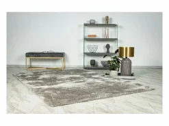 Meublorama Alfombra Infantil|Alfombra 150x80cm, diseño G008R color plata - Confort y elegancia para su interior.