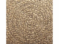 Alfombra ZIZUR 160x230 cm efecto yute para interior y exterior Marru00f3n Hot