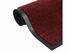 Alfombras de entrada rectangulares de nudo 2 uds 120x180cm ES829250 Rojo Best