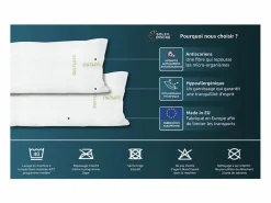 Soleil d'ocre Travesaño|Almohada con memoria de forma 90 cm