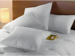 DODO Almohada de plumas naturales 65x65 cm BAFFIN de Blanco Outlet
