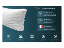 Soleil d'ocre Travesaño|Almohada plano en algodón 140 cm NUAGE