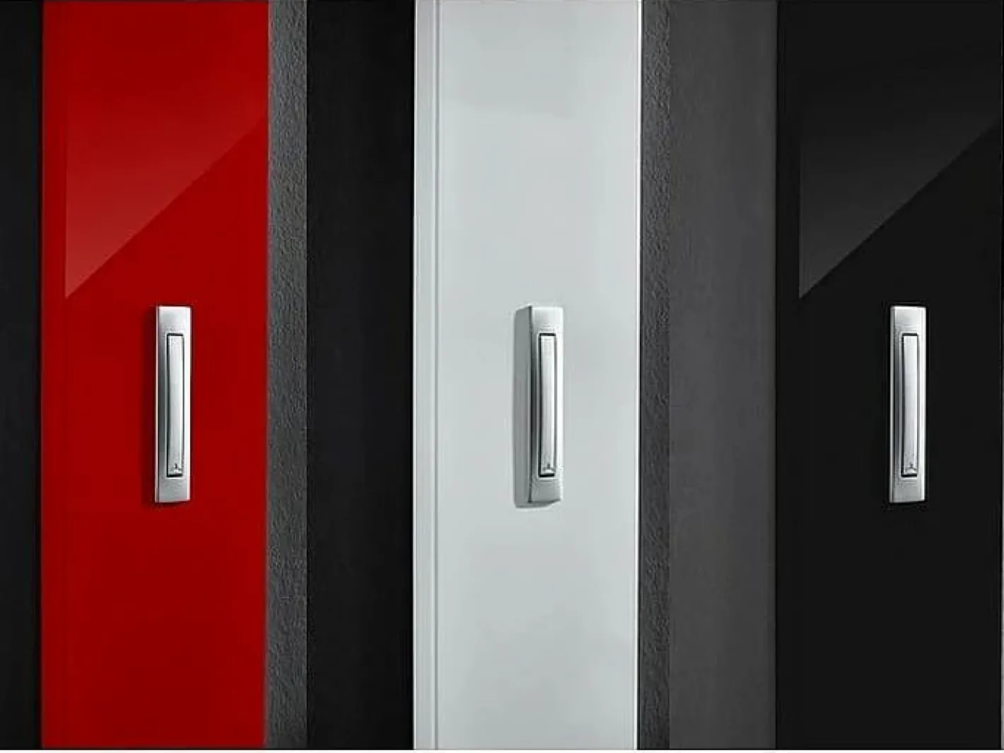 Alti perchero de pared lacado diseño negro - Negro^MSO Clearance