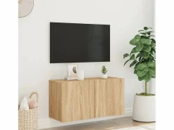 American Canyon Mueble para TV de pared roble Sonoma 80x30x41 cm^Garden Furniture Best