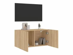 American Canyon Mueble para TV de pared roble Sonoma 80x30x41 cm^Garden Furniture Best