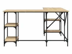 Garden Furniture Escritorio Rinconero|Amherst Junction Escritorio madera de ingeniería roble Sonoma 139x139x75 cm