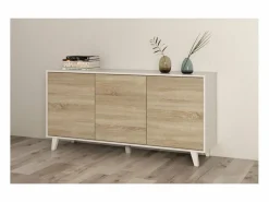 Loungitude Aparador|Aparador 3 puertas - L154 cm - Zaiken Plus